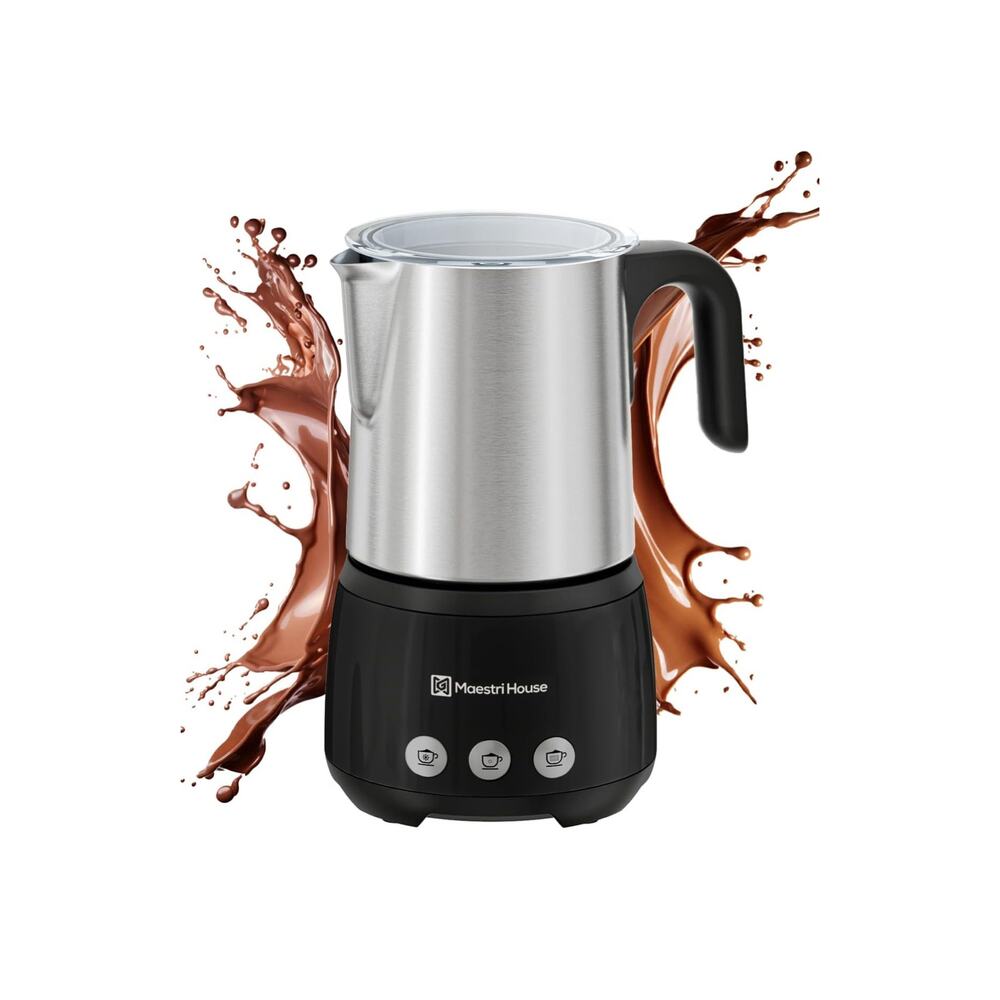 NWT Maestri House Milk Frother, 4-in-1 Electric Milk Steamer and Frother, 16.9OZ